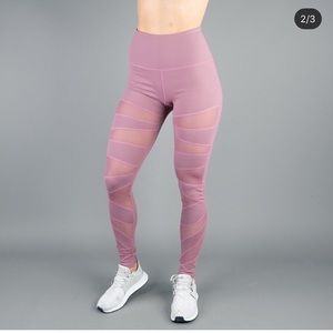 Buffbunny Muave Mesh Leggings